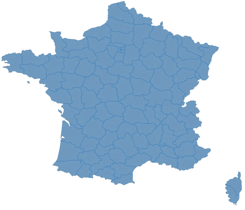 Carte de france Agences Etoiles de France